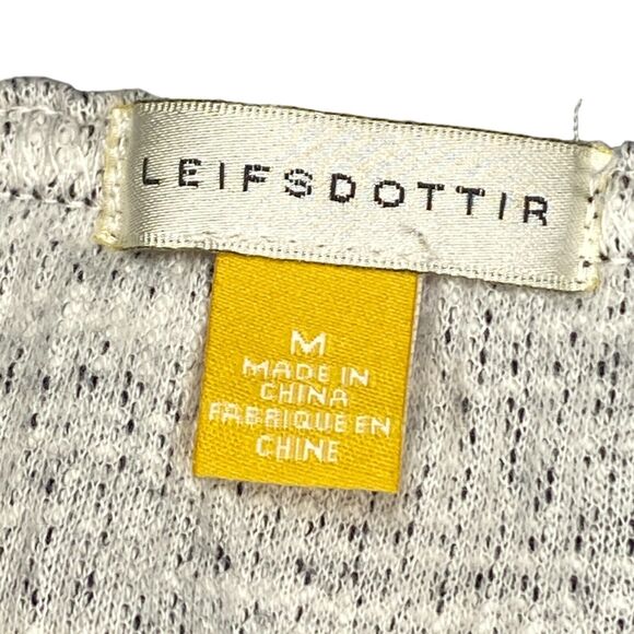 Leifsdottir Pencil Skirt Womens Medium Gray Side Zipper Elastic Waist Pull On - Picture 4 of 12